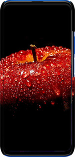 3D пластиковий матовий чехол Яблуко для Huawei Honor 9X - 6022m-1746 изображение 