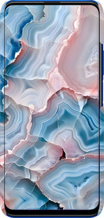 3D пластиковий матовий чехол Мрамор для Huawei Honor 9X - 6306m-1746 изображение 