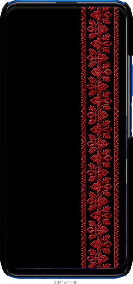 3D пластиковий матовий чехол Вишиванка 53 для Huawei Honor 9X - 2041m-1746 изображение 