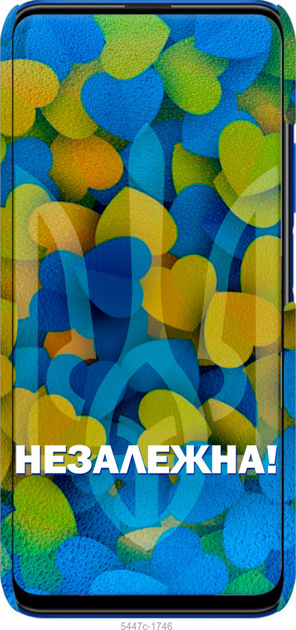 3D пластиковий матовий чехол Незалежна для Huawei Honor 9X - 5447m-1746 изображение 