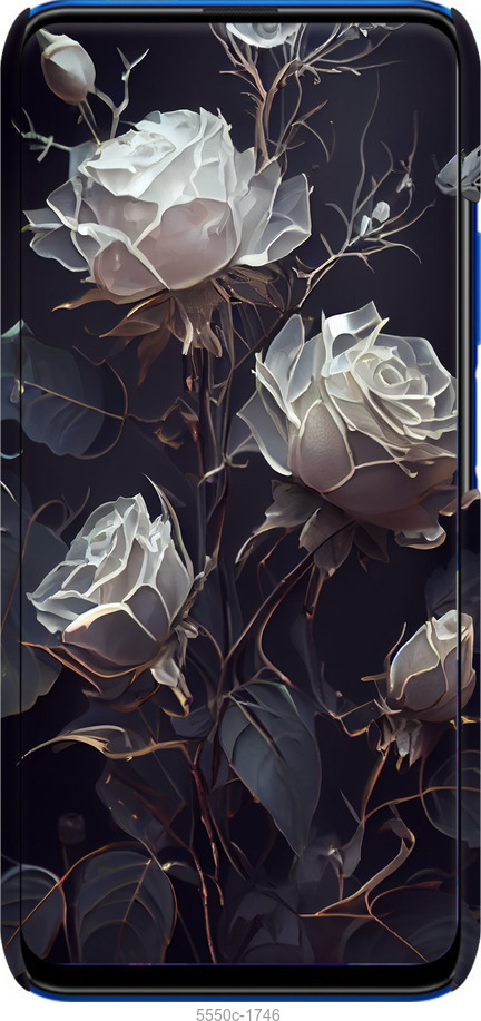 3D пластиковый матовый чехол Розы 2 для Huawei Honor 9X - 5550m-1746 изображение 
