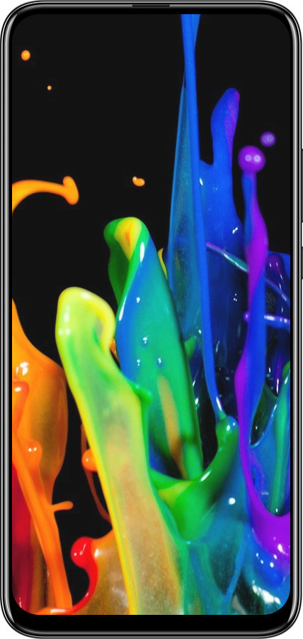 Силиконовый чехол брызги краски для Huawei Honor 9X - 3957u-1746 изображение 