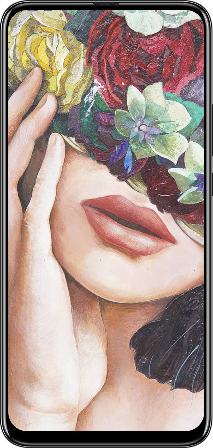 Силиконовый чехол Head Flower для Huawei Honor 9X - 4460u-1746 изображение 