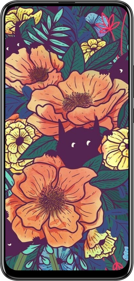 Силиконовый чехол С изображением полевых цветов для Huawei Honor 9X - 6419u-1746 изображение 