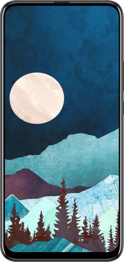 Силиконовый чехол Горная идиллия ночной пейзаж для Huawei Honor 9X - 6488u-1746 изображение 