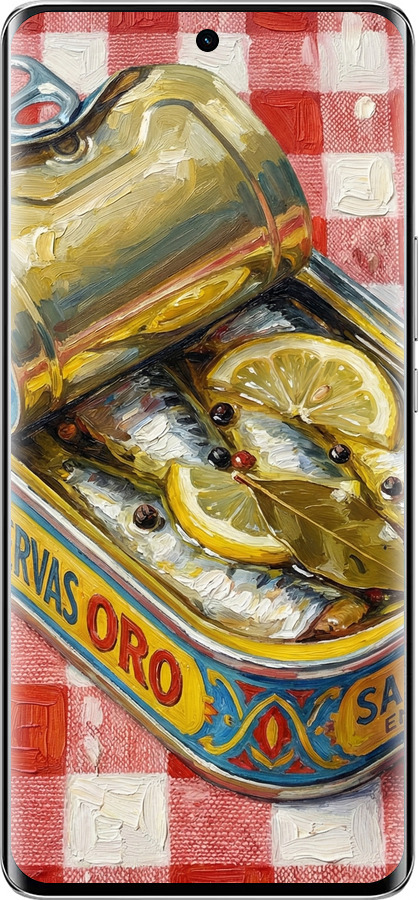 Силіконовий чехол Vintage Sardine Tin Phone для Huawei Honor Magic6 Lite - 6772u-3685 изображение 