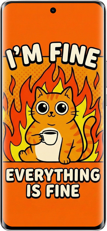 Силиконовый чехол Funny Cat для Huawei Honor X9b 5G - 6786u-3787 изображение 