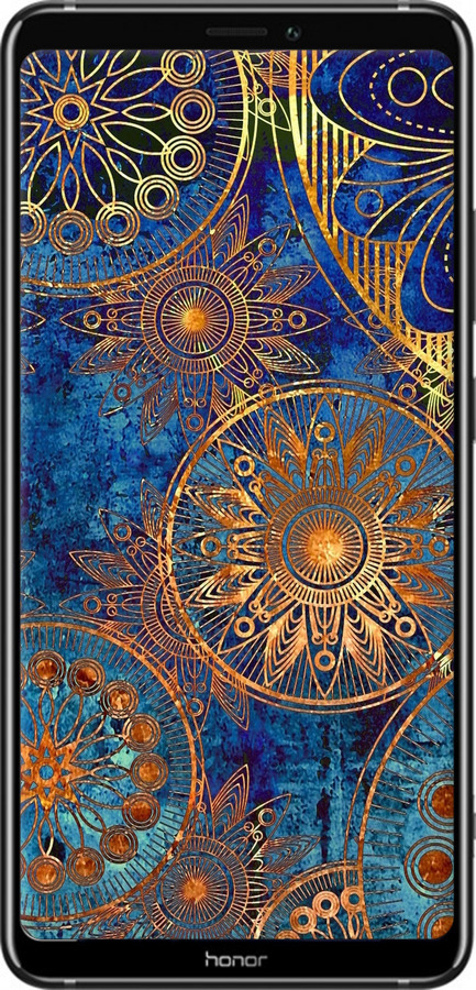 Силиконовый чехол Золотой узор для Huawei Honor Note 10 - 678u-1558 изображение 