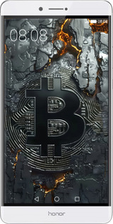 Силиконовый чехол Раскаленный биткойн для Huawei Honor Note 8 - 6091u-418 изображение 