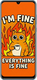 Силиконовый чехол Funny Cat для Huawei Honor Play 4T Pro - 6786u-1914 изображение 