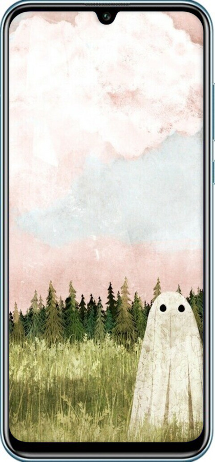 Силиконовый чехол Привидение для Huawei Honor Play 4T Pro - 6401u-1914 изображение 