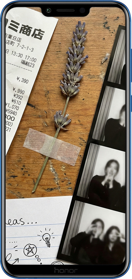 2D пластиковый чехол Aesthetic Scrapbook Collage для Huawei Honor Play - 6773t-1533 изображение 