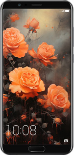 Силіконовий чехол Оранжеві троянди для Huawei Honor V10 / View 10 - 5944u-1579 изображение 