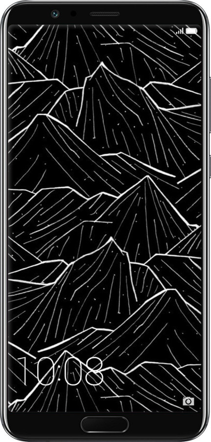 Силіконовий чехол Із зображенням Темних гір для Huawei Honor V10 / View 10 - 6489u-1579 изображение 