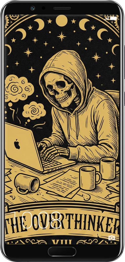 Силиконовый чехол The Overthinker для Huawei Honor V10 / View 10 - 6774u-1579 изображение 