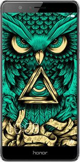 Силиконовый чехол Сова Арт-тату для Huawei Honor V8 - 3971u-608 изображение 