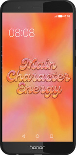 Силиконовый чехол Aura Gradient Main Character Energy Aesthetic Y2K для Huawei Honor V9 / Honor 8 Pro - 6783u-1246 изображение 