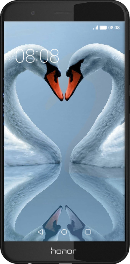 Силіконовий чехол Лебеді для Huawei Honor V9 / Honor 8 Pro - 6007u-1246 изображение 