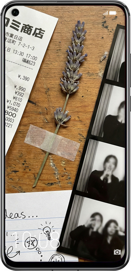 Силиконовый чехол Aesthetic Scrapbook Collage для Huawei Honor View 20 - 6773u-1645 изображение 