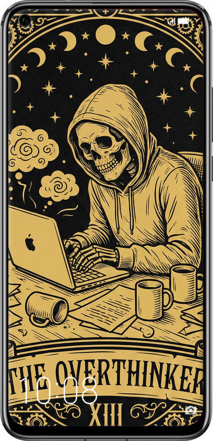 Силіконовий чехол The Overthinker для Huawei Honor View 20 - 6774u-1645 изображение 