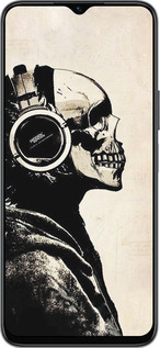 Силиконовый чехол Скелет-меломан v2 для Huawei honor X6 - 1200u-3341 изображение 