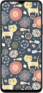 Силиконовый чехол Котята v4 для Huawei Honor X8 5G - 1224u-4149 изображение 