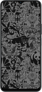 Силіконовий чехол Чорно-сірий стікер бомбінг для Huawei Honor X8 5G - 2432u-4149 изображение 