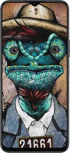 Силиконовый чехол Хамелеон в розыске для Huawei honor X6 - 4030u-3341 изображение 