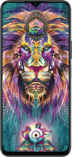 Силиконовый чехол Люминесцентный лев для Huawei honor X6 - 4037u-3341 изображение 