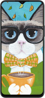 Силіконовий чехол Cat&Coffee для Huawei honor X6 - 4053u-3341 изображение 