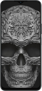 Силиконовый чехол skull-ornament для Huawei honor X6 - 4101u-3341 изображение 