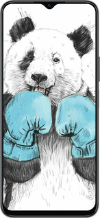 Силиконовый чехол Панда-боксер для Huawei Honor X8 5G - 4104u-4149 изображение 