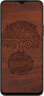 Силиконовый чехол Узор дерева для Huawei honor X6 - 4119u-3341 изображение 