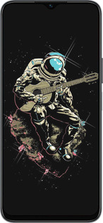 Силиконовый чехол Космонавт с гиратой для Huawei honor X6 - 4138u-3341 изображение 