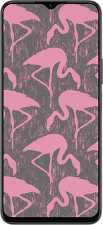 Силиконовый чехол Vintage-Flamingos для Huawei honor X6 - 4171u-3341 изображение 