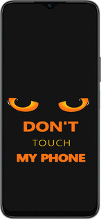 Силиконовый чехол Don't touch the phone для Huawei Honor X8 5G - 4261u-4149 изображение 