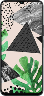 Силиконовый чехол Монстера для Huawei Honor X8 5G - 4304u-4149 изображение 