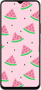 Силиконовый чехол Розовый арбуз для Huawei honor X6 - 4314u-3341 изображение 