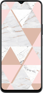 Силиконовый чехол Мраморная симметрия для Huawei honor X6 - 4344u-3341 изображение 