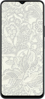 Силиконовый чехол Белое кружево для Huawei Honor X8 5G - 4383u-4149 изображение 
