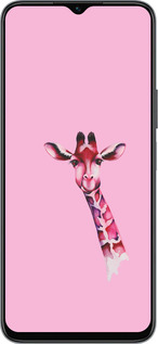 Силіконовий чехол Рожева жирафа для Huawei Honor X8 5G - 4441u-4149 изображение 