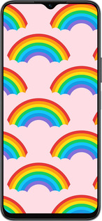 Силиконовый чехол Rainbows для Huawei honor X6 - 4478u-3341 изображение 