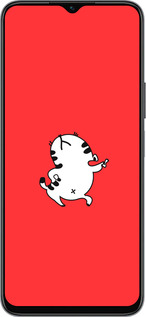 Силиконовый чехол Котик для Huawei Honor X8 5G - 4577u-4149 изображение 