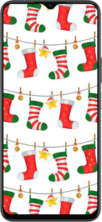 Силиконовый чехол Новогодний 9 для Huawei honor X6 - 4622u-3341 изображение 