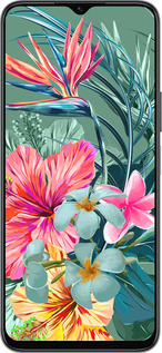 Силиконовый чехол Тропические цветы v1 для Huawei honor X6 - 4667u-3341 изображение 