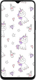 Силиконовый чехол Единорожка v2 для Huawei honor X6 - 4703u-3341 изображение 