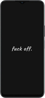 Силиконовый чехол Fuck off для Huawei honor X6 - 4731u-3341 изображение 