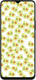 Силиконовый чехол Весёлые авокадо для Huawei honor X6 - 4799u-3341 изображение 