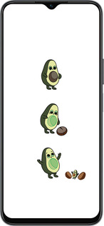 Силиконовый чехол Авокадо 1 для Huawei honor X6 - 4857u-3341 изображение 