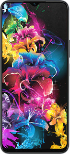 Силиконовый чехол Абстрактные цветы для Huawei honor X6 - 511u-3341 изображение 